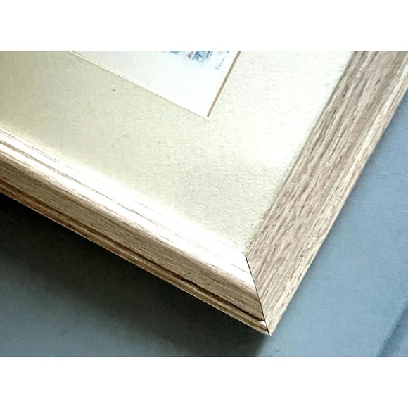 Paris France Eiffel Tower Watercolor Painting Print Framed Vintage - Final Price - Picture 3 of 5